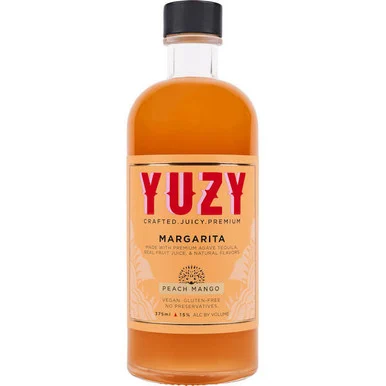 Yuzy Margarita Peach Mango Ready To Drink Cocktail 375ml